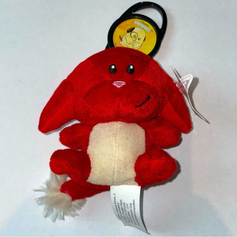 2005 NEOPETS RED KACHEEK McDonald’s Plush Stuffed Animal Collectible Toy